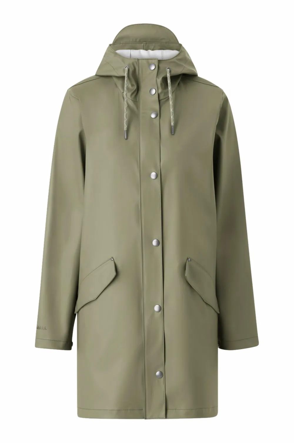 Áhkká Regntøj>Regnjakke PU Parka W Mossgrön