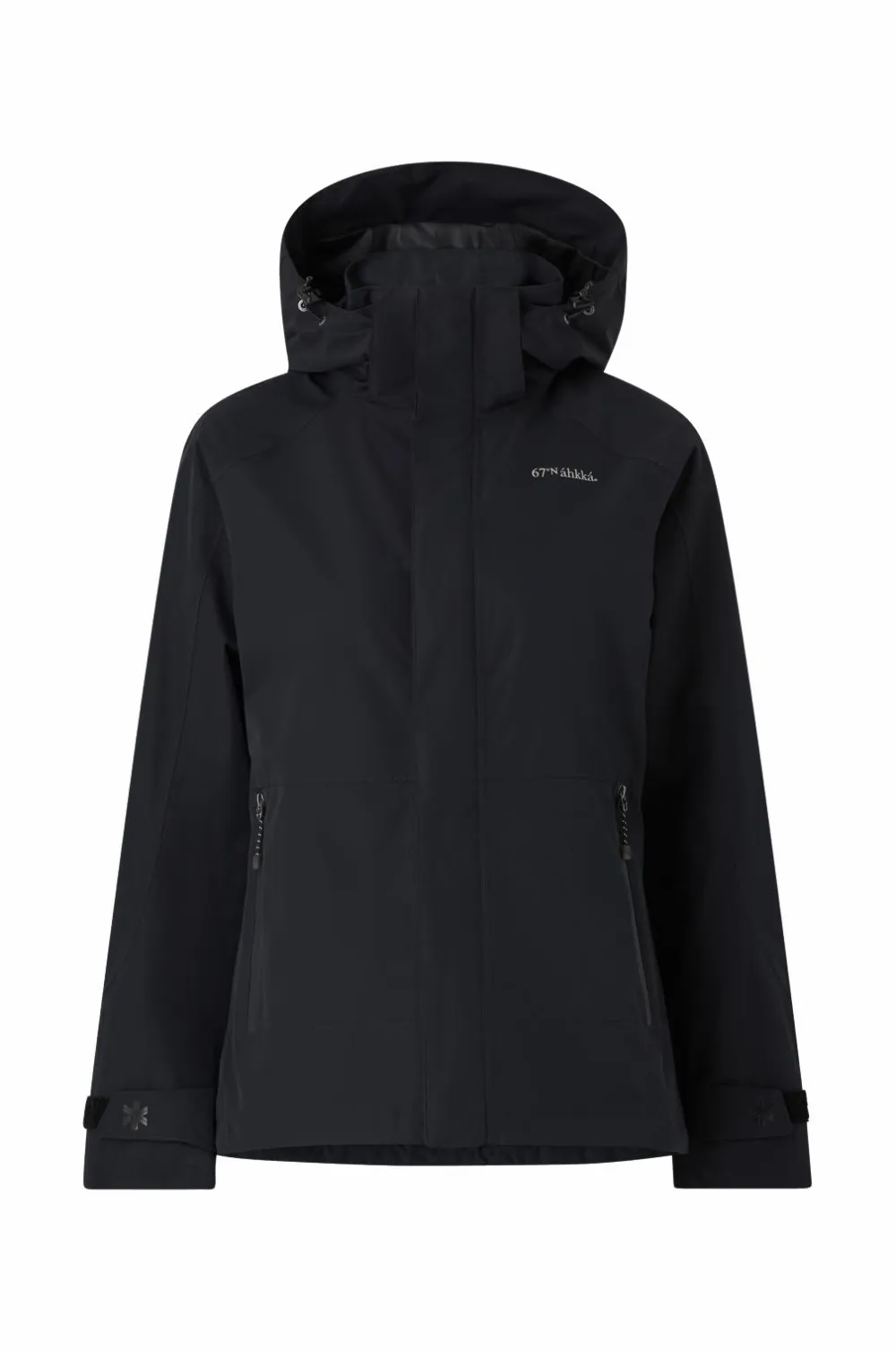 Áhkká Overtøj|Overtøj>Regnjakke Rain Jacket W Sort