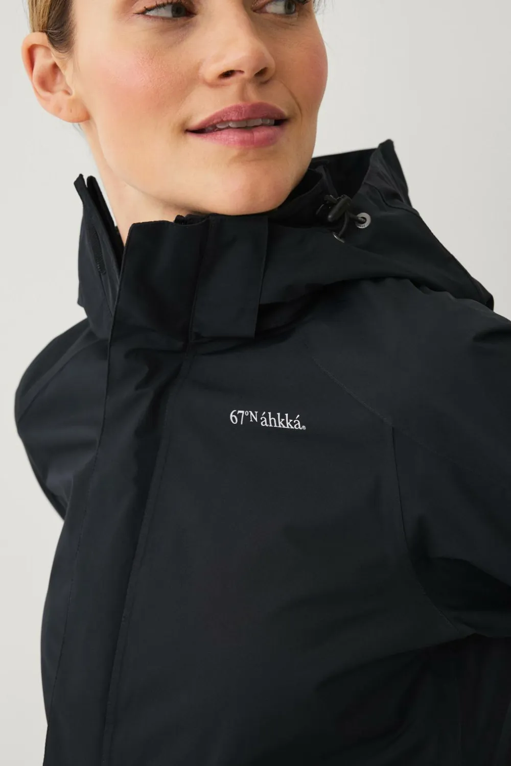 Áhkká Overtøj|Overtøj>Regnjakke Rain Jacket W Sort