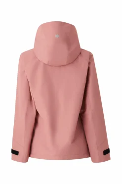 Áhkká Regnjakke Rain Jacket W Brunrosa New