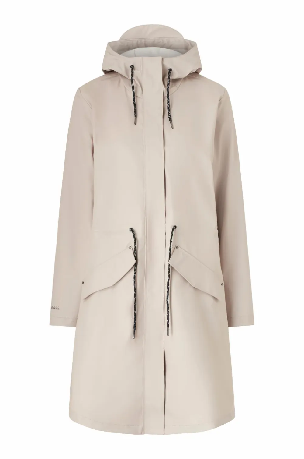 Áhkká Regnparka Rain Waist Parka PU Kittbeige Outlet