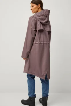Áhkká Regnparka Rain Waist Parka PU Brun Online