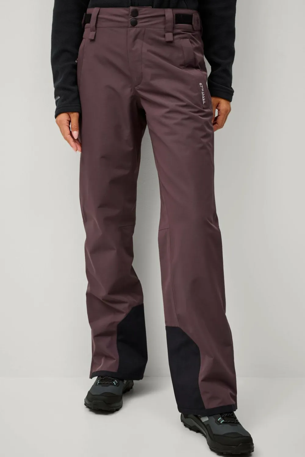 Áhkká Overtøj|Overtøj>Shell-bukser Shell Pant W Mørkebrun