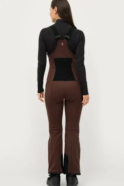 Áhkká Skibukser Gold Softshell Bib Ski Pant Dyb mahogni Discount