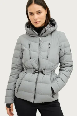 Áhkká Overtøj|Overtøj>Skijakke Gold Ski Jacket w Clasp Gråblå