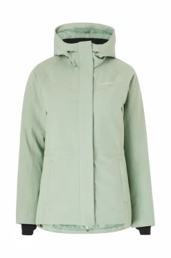 Áhkká Skijakke Outdoor Jacket Padded Grågrøn Clearance