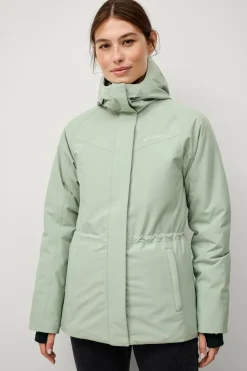 Áhkká Skijakke Outdoor Jacket Padded Grågrøn Clearance