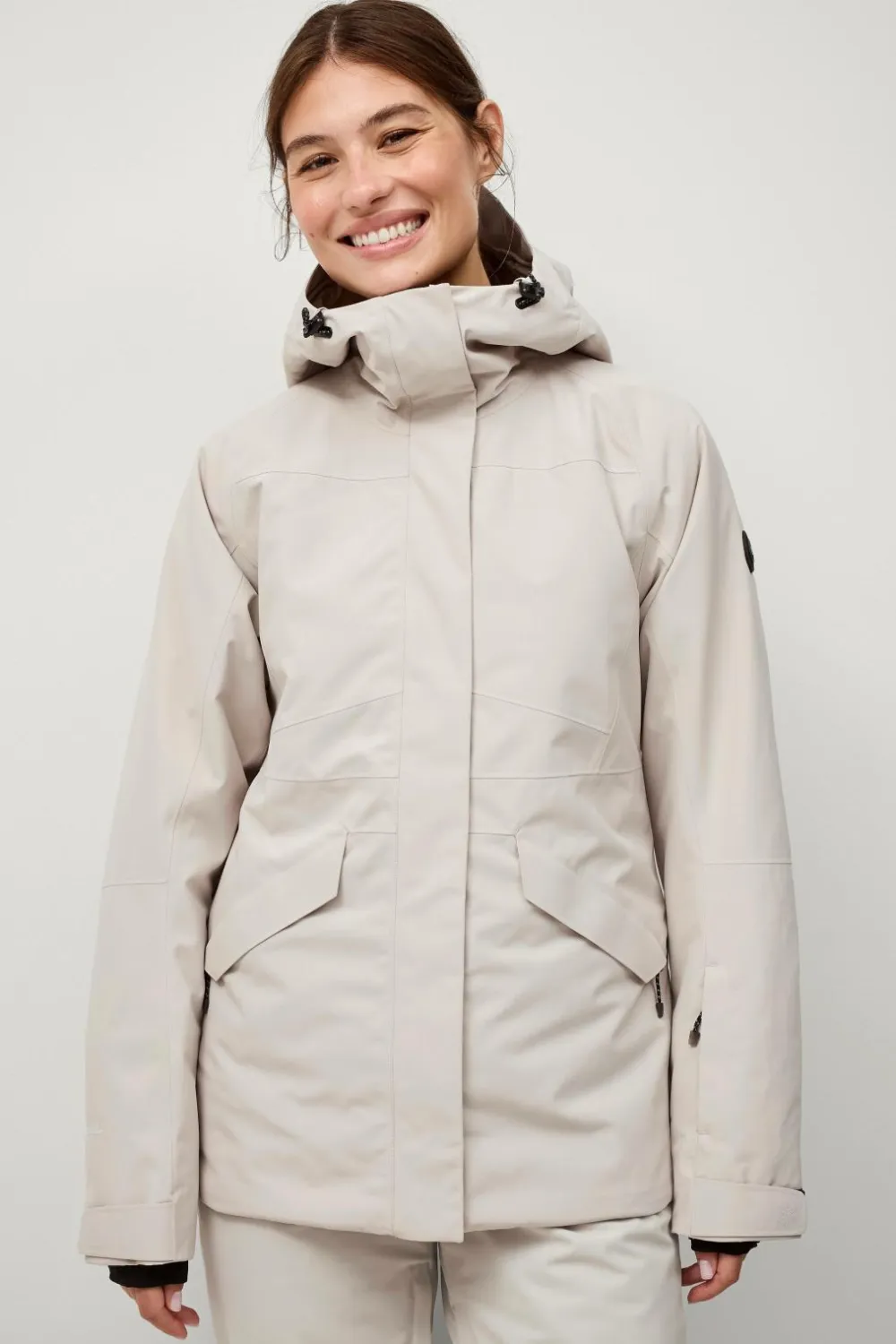 Áhkká Skijakke Ski Jacket W Kitbeige New