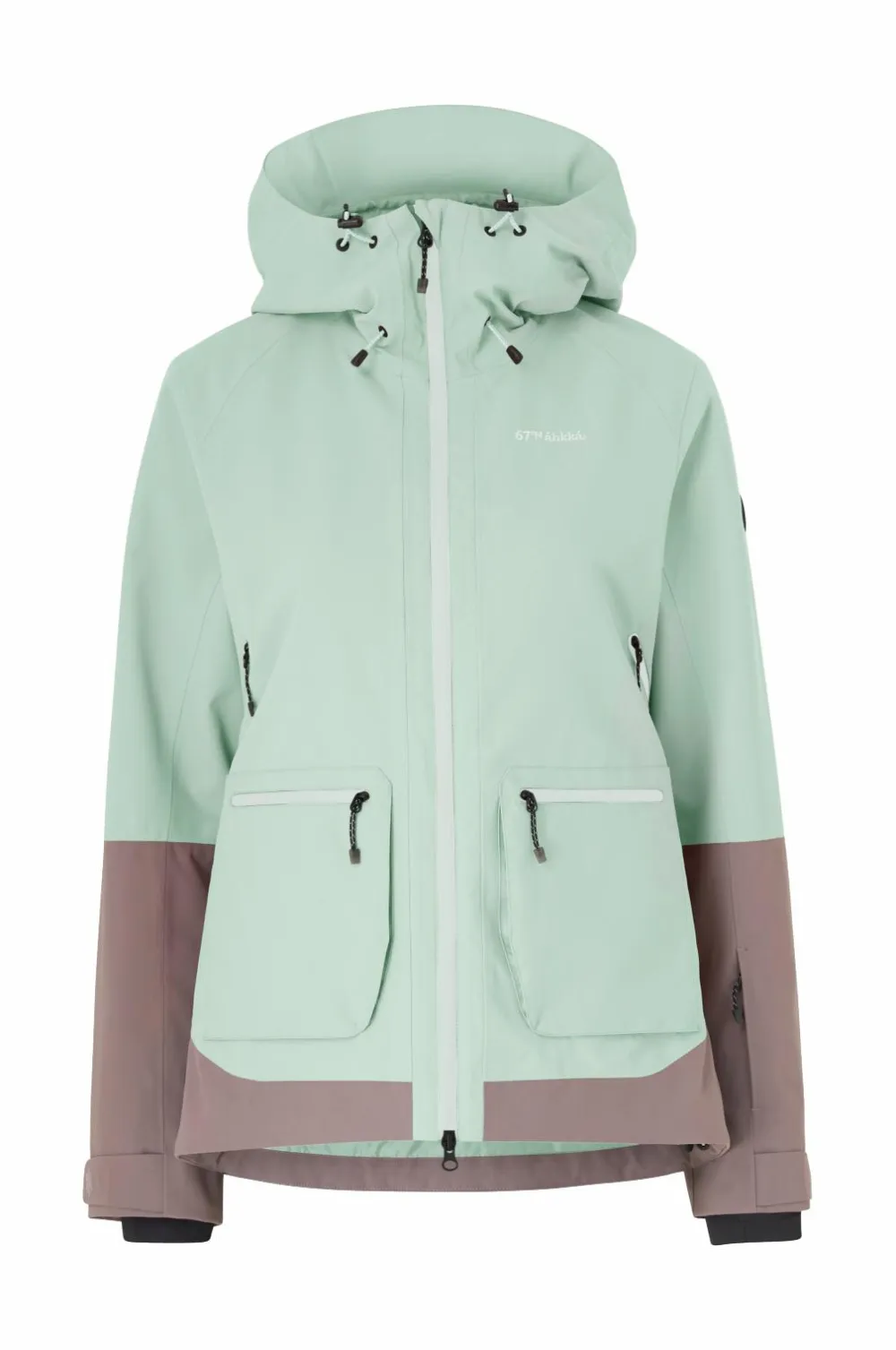 Áhkká Jakker & Frakker>Skijakke Ski Jacket W Grågrøn