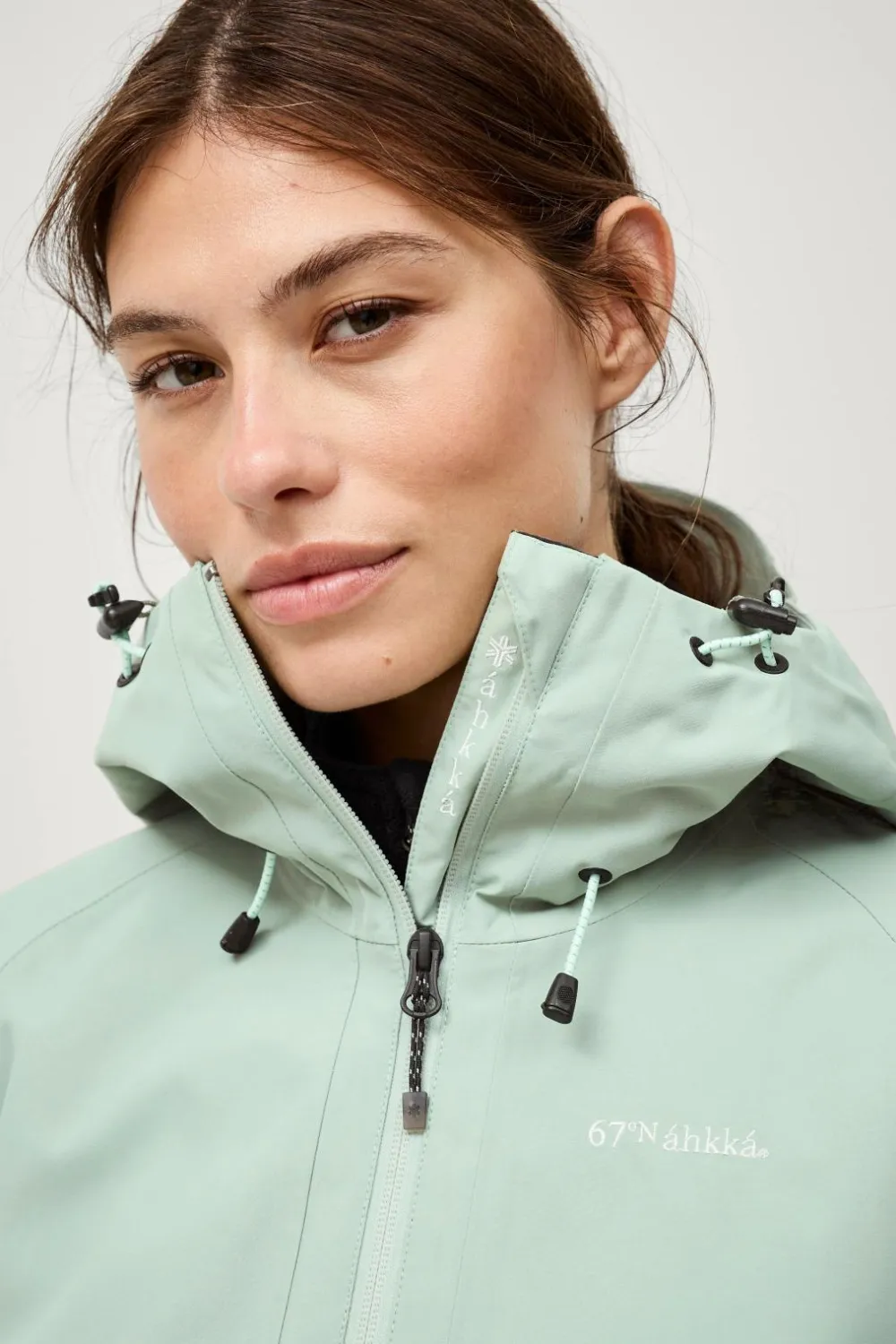 Áhkká Jakker & Frakker>Skijakke Ski Jacket W Grågrøn