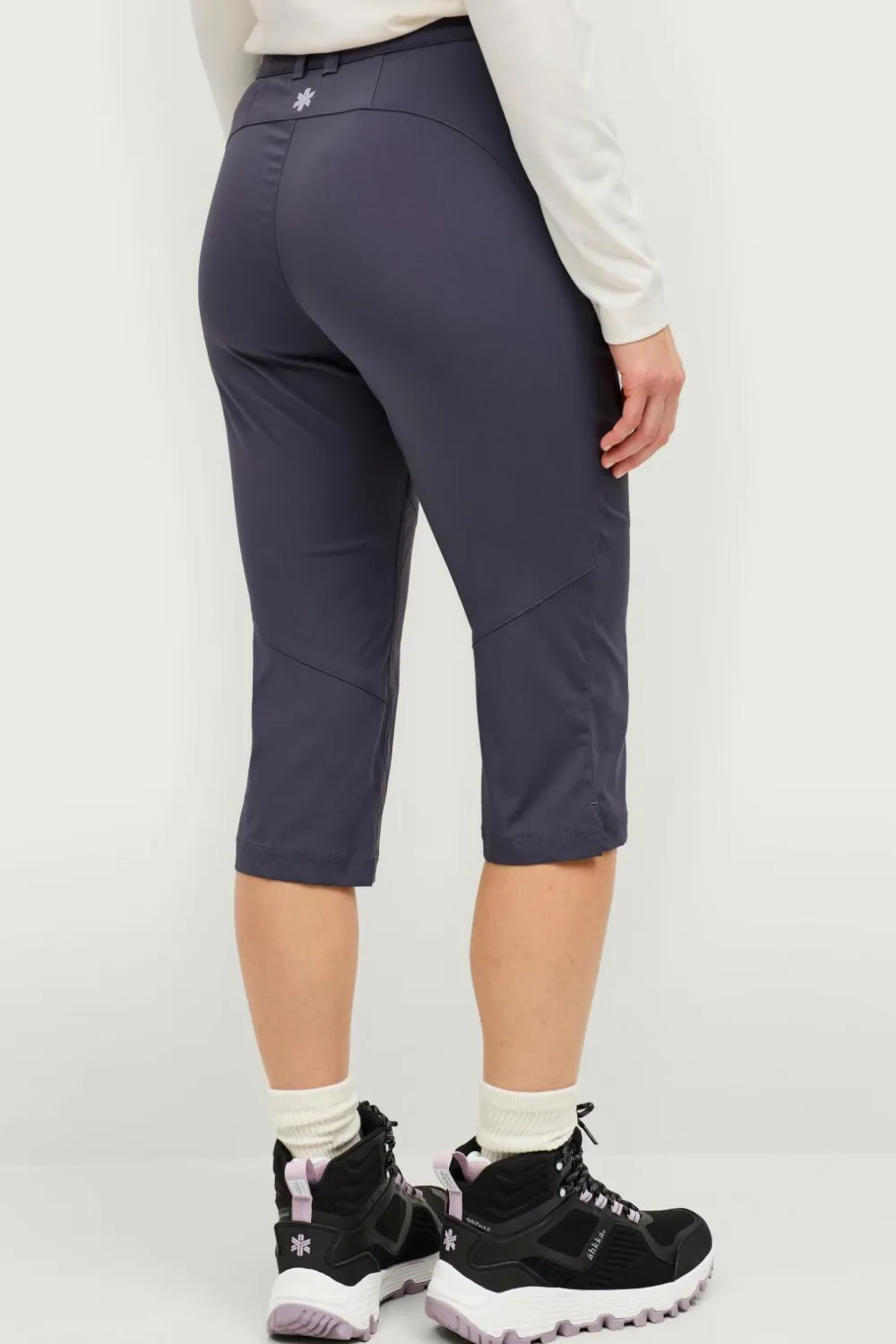 Áhkká Trekkingbukser Lightweight Trekking Capri Mørkegrå Best