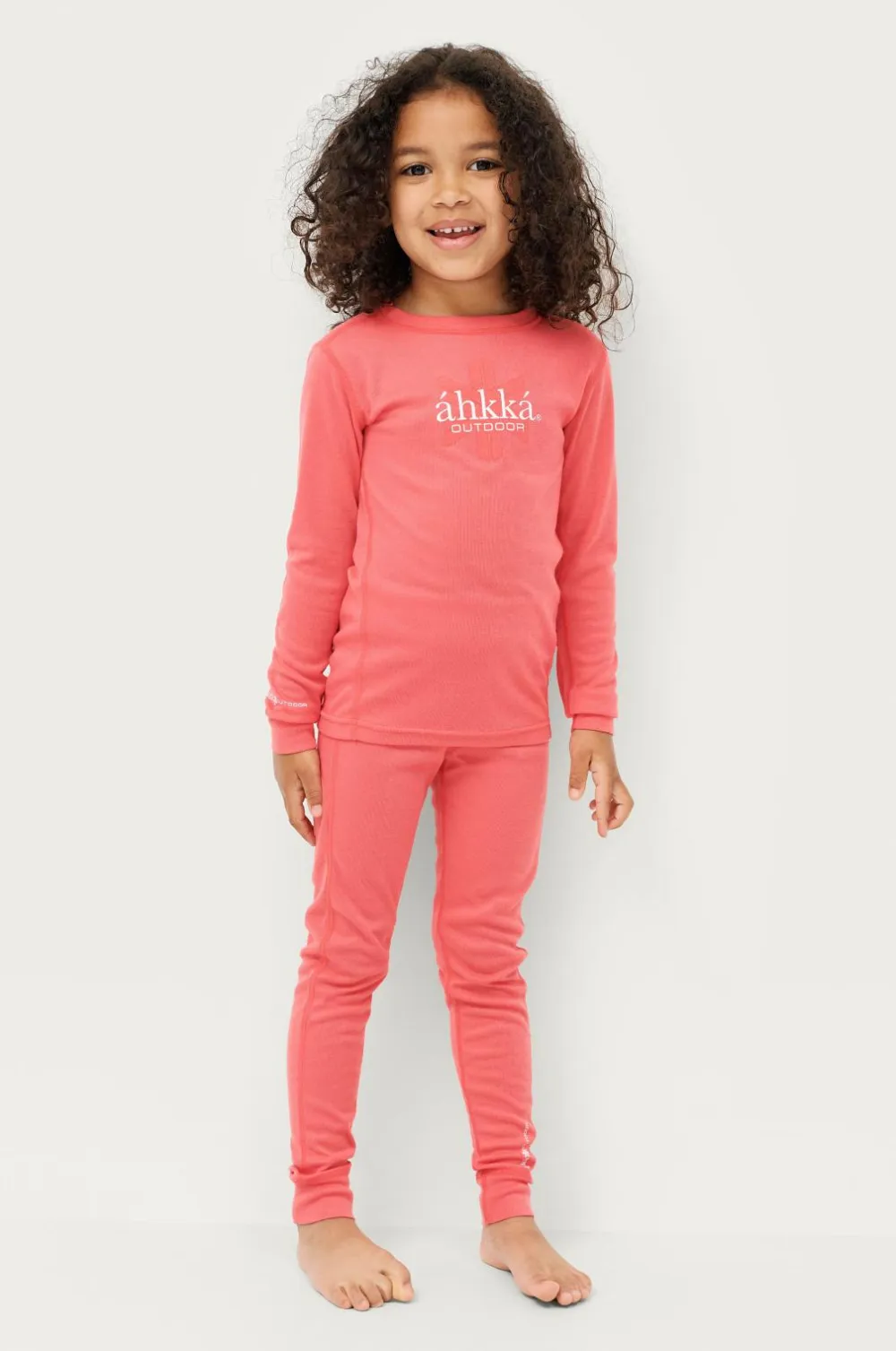Áhkká Undertøj>Undertrøje Logo LS Tech Kids Rosa