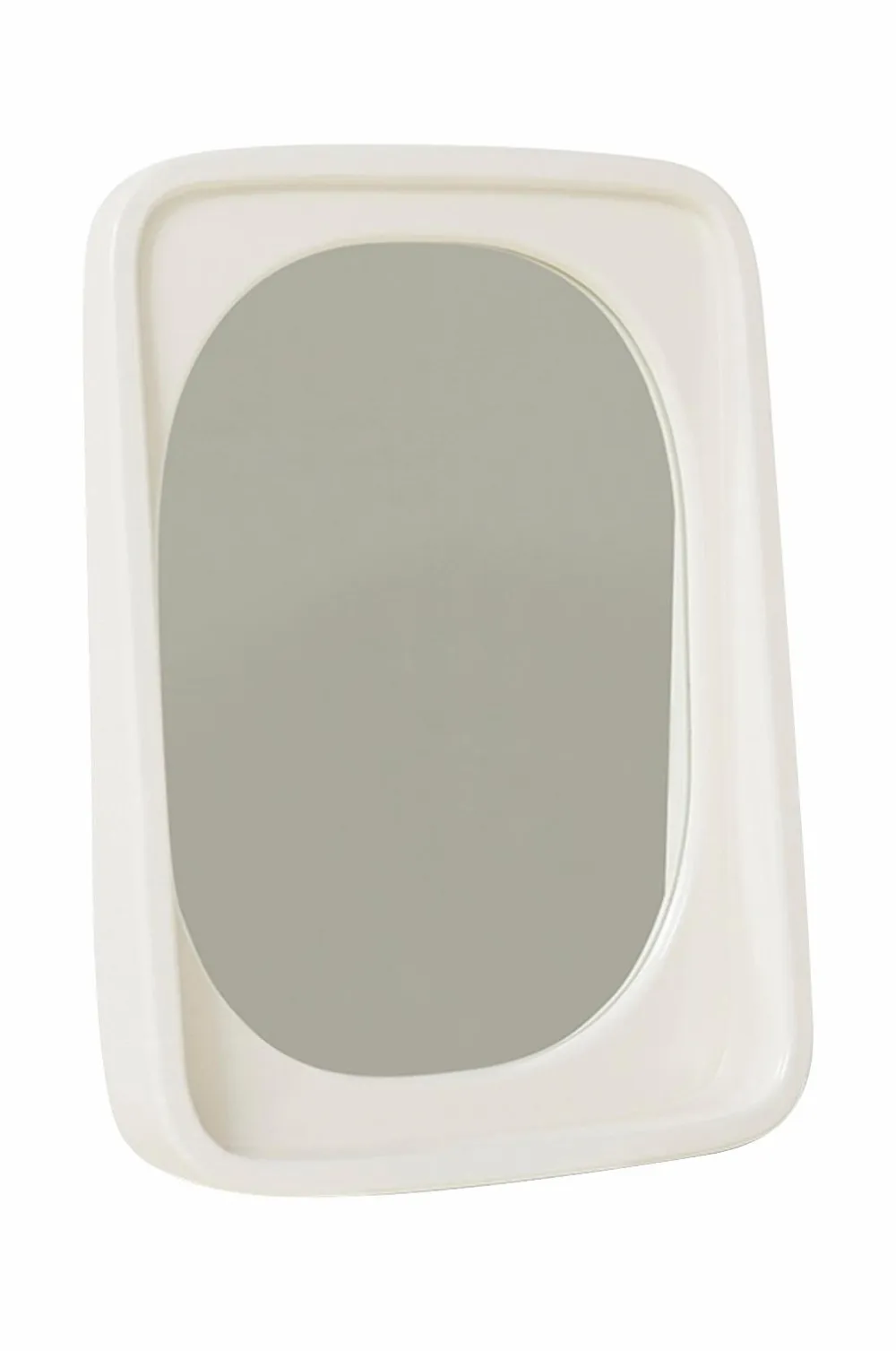 HKliving Spejle>Kurve spejl æggeskal Glossy Beige