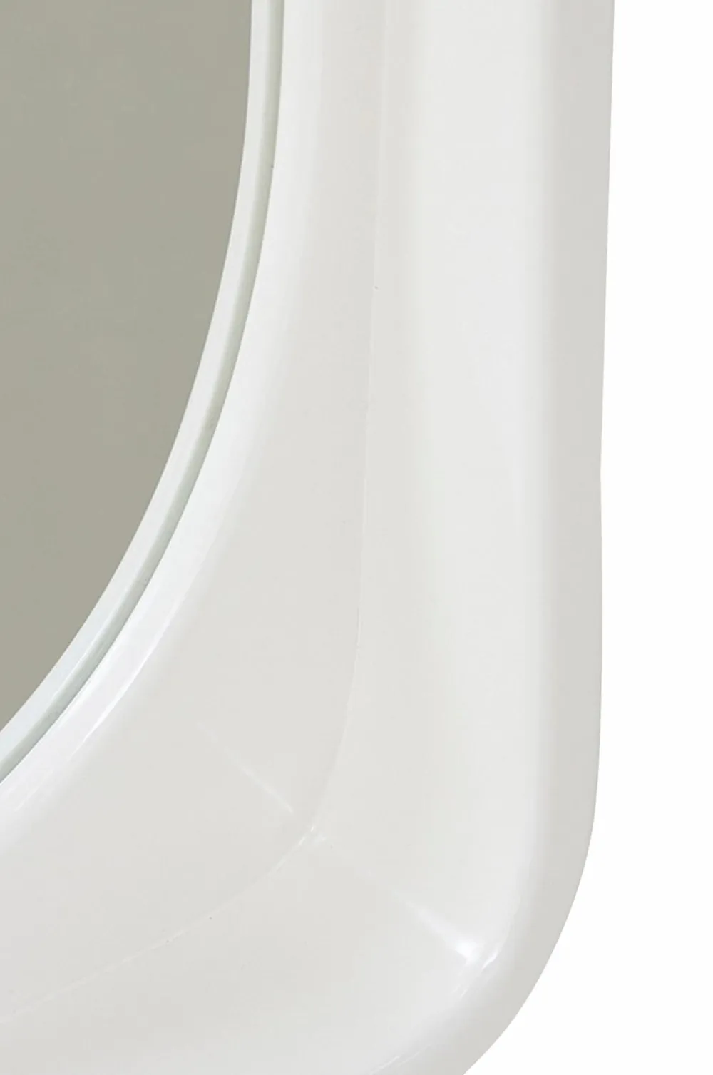 HKliving Spejle>Kurve spejl æggeskal Glossy Beige
