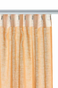 &Home Gardinlængde med multibånd Mila 2-pak Rustbeige