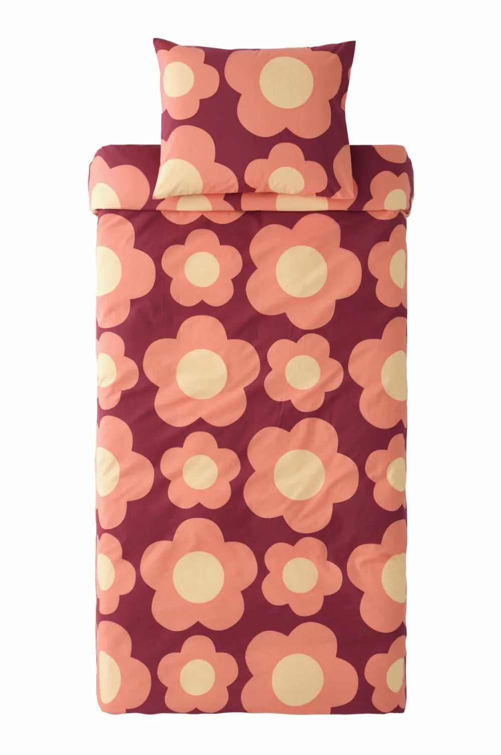 &Home Sengesæt Heaven Flower 2 dele Abrikos Online