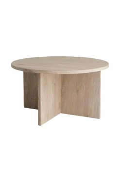 &Home Borde>Sofabord Poppy Ø 85 cm Hvidpigmenteret