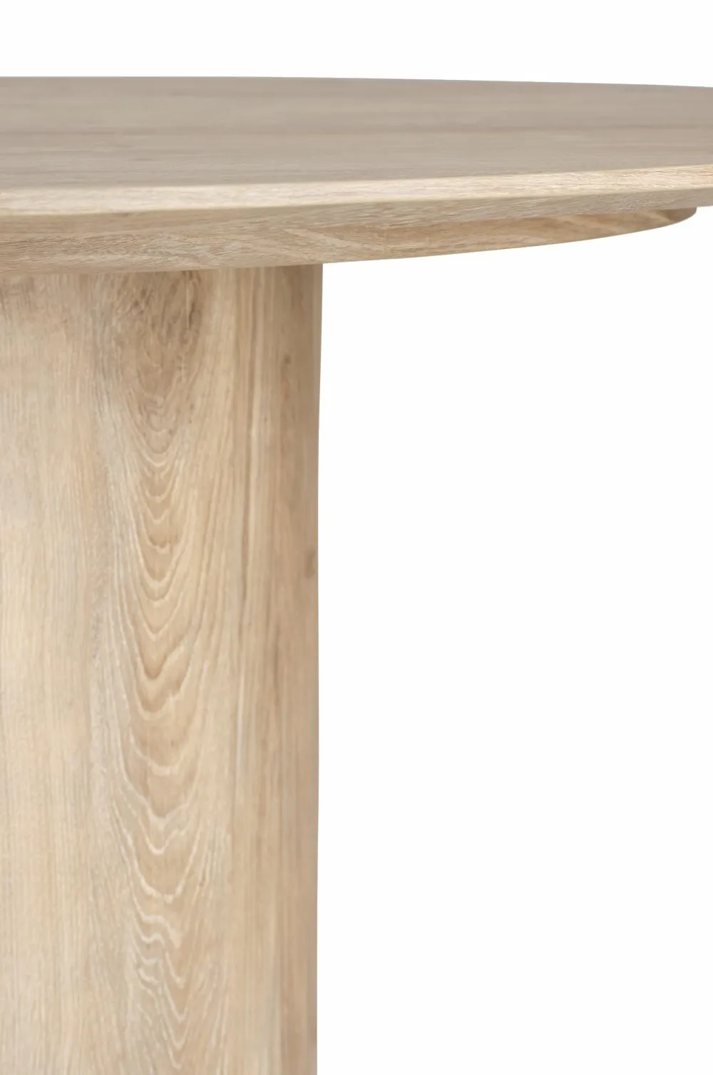 &Home Spisebord Week Ø 110 cm Vitlaserad Best