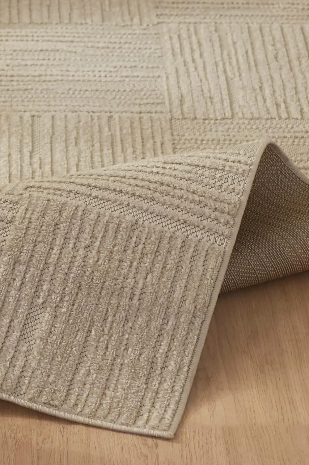&Home Fladvævede Tæpper>Tæppe Daisy Check Beige