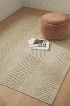 &Home Fladvævede Tæpper>Tæppe Daisy Zigzag Beige