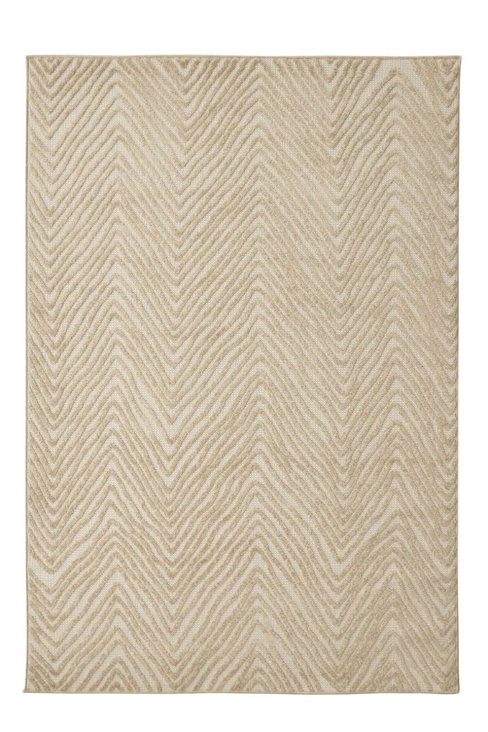 &Home Fladvævede Tæpper>Tæppe Daisy Zigzag Beige