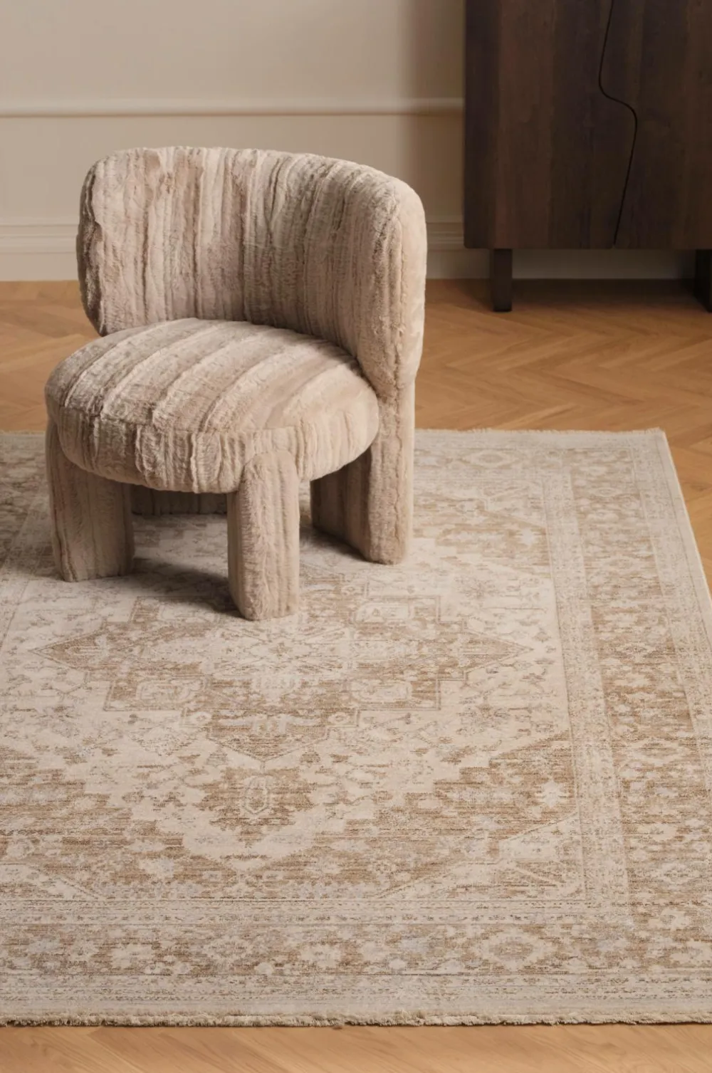 &Home Fladvævede Tæpper>Tæppe Lantana Shiraz Beige