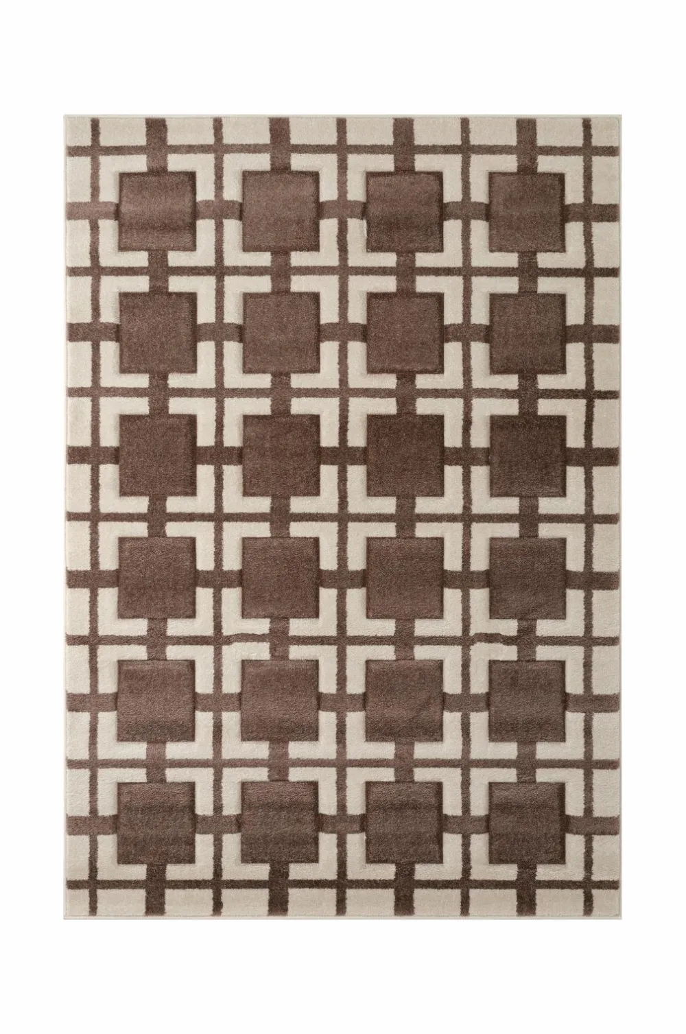 &Home Jute- & Sisaltæpper>Tæppe Real Check Beige