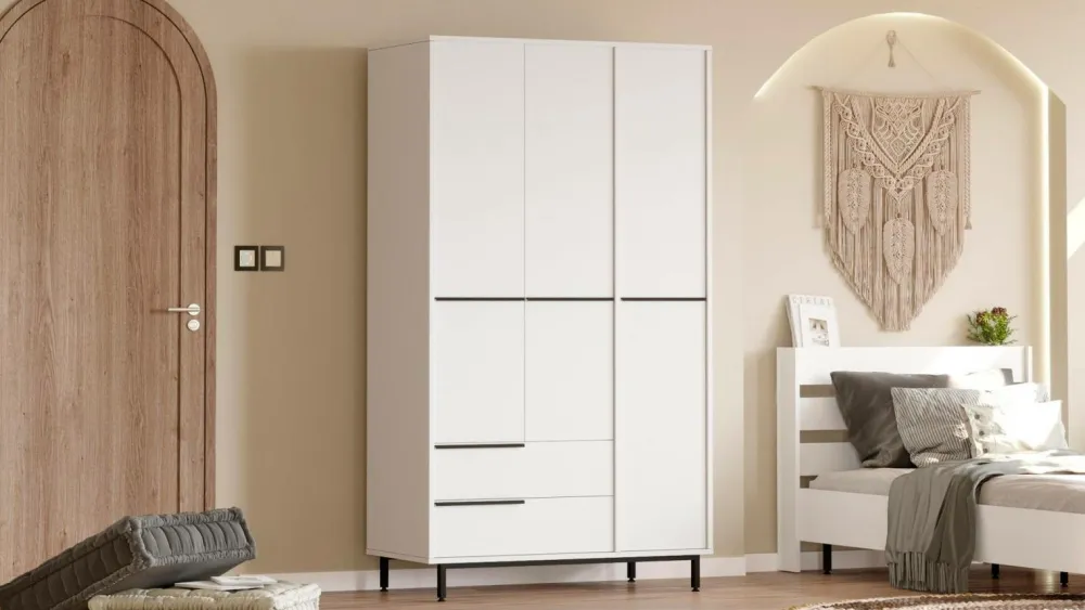 Homitis Garderobeskabe>Garderobe-Calpin hvid