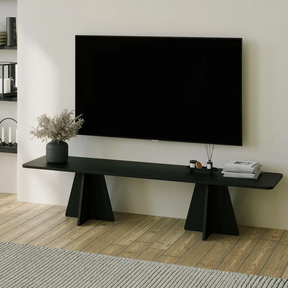 Homitis Tv-Bænke>TV-bænk Alexa Sort