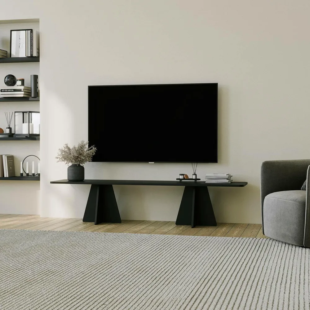 Homitis Tv-Bænke>TV-bænk Alexa Sort
