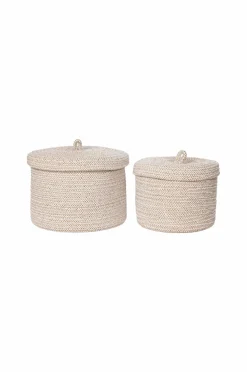 House Nordic Kurv SEBAL sæt med 2 Beige Sale