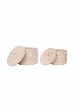 House Nordic Kurv SEBAL sæt med 2 Beige Sale