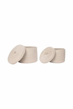 House Nordic Kurv SEBAL sæt med 2 Beige Sale