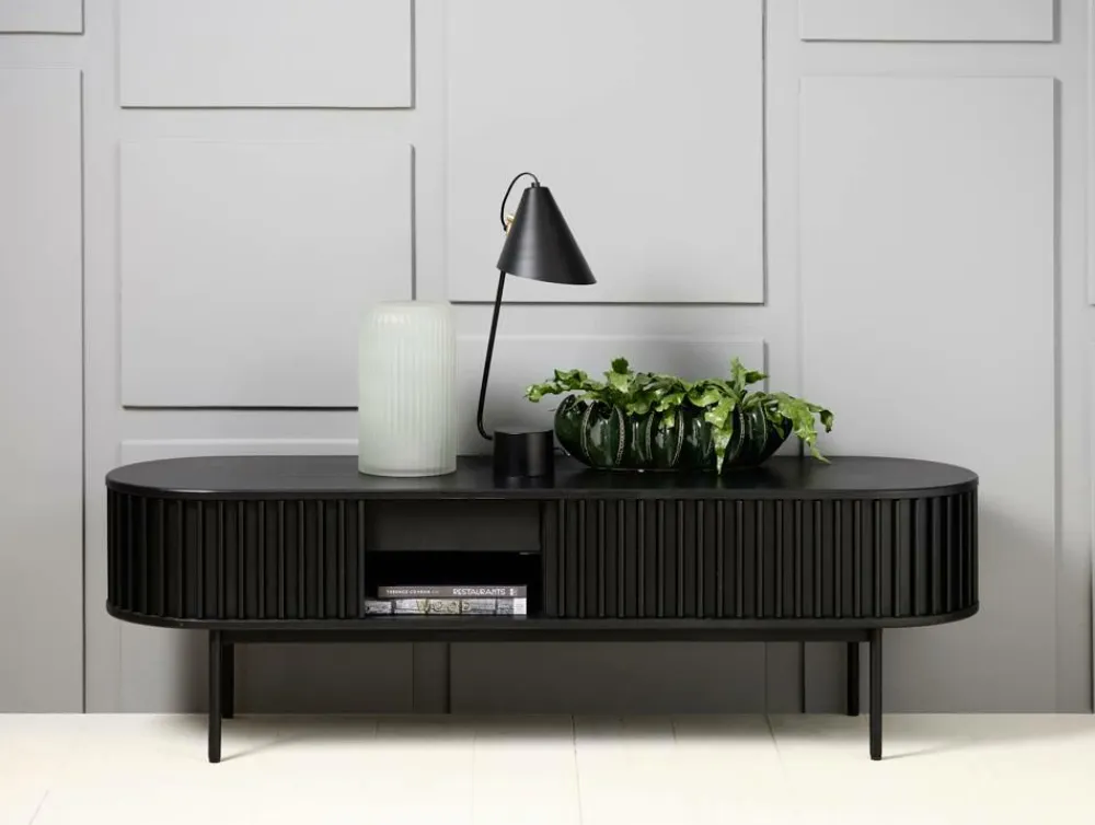 Håum TV-BÆNK Amelia 48 x 160 x 45 CM Black oak Outlet