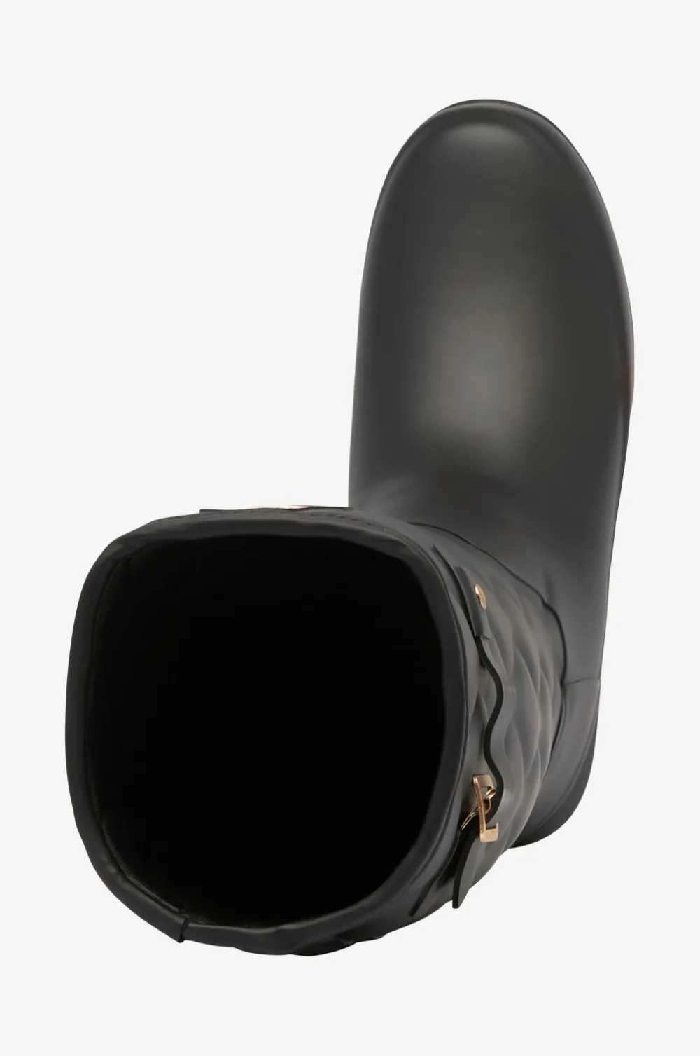 Hunter Gummistøvler>Gummistøvler Womens Originals Refined Tall Onionquilt Black