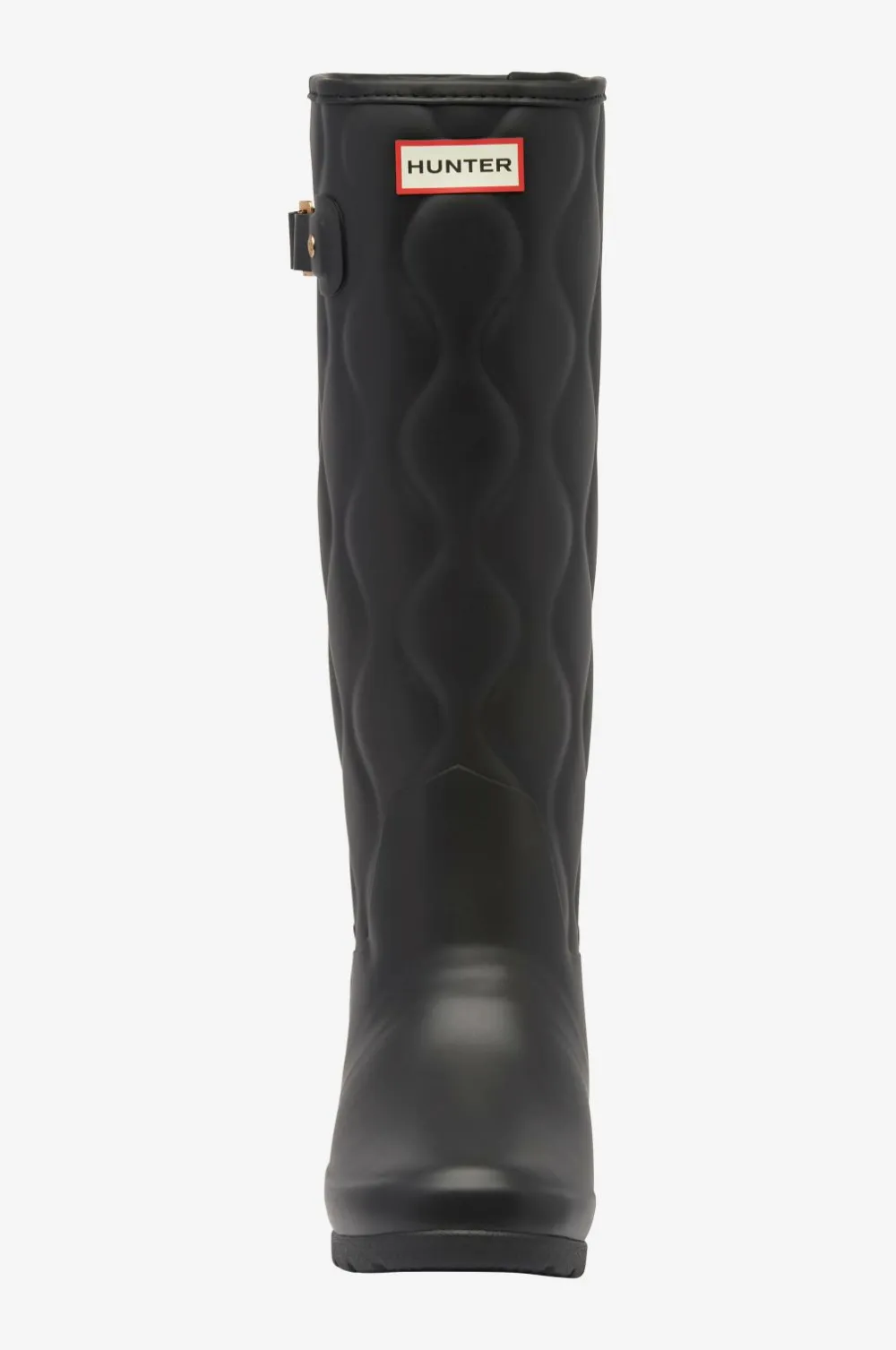 Hunter Gummistøvler>Gummistøvler Womens Originals Refined Tall Onionquilt Black