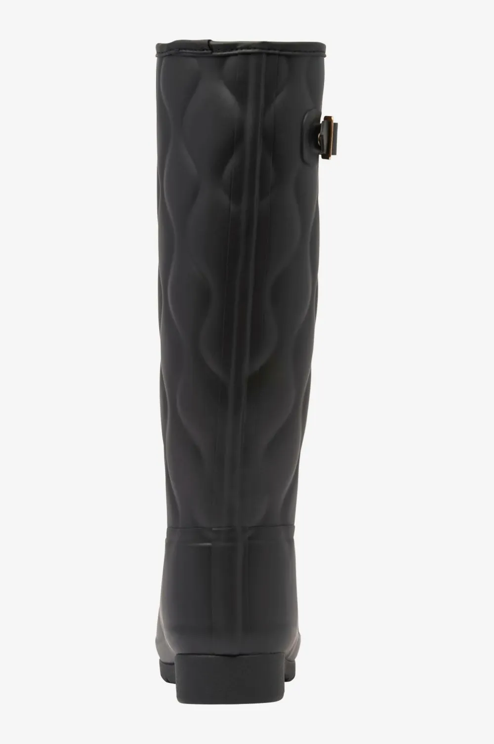 Hunter Gummistøvler>Gummistøvler Womens Originals Refined Tall Onionquilt Black