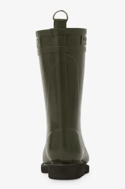 Ilse Jacobsen Gummistøvle 3/4-model med snøre Army Sale