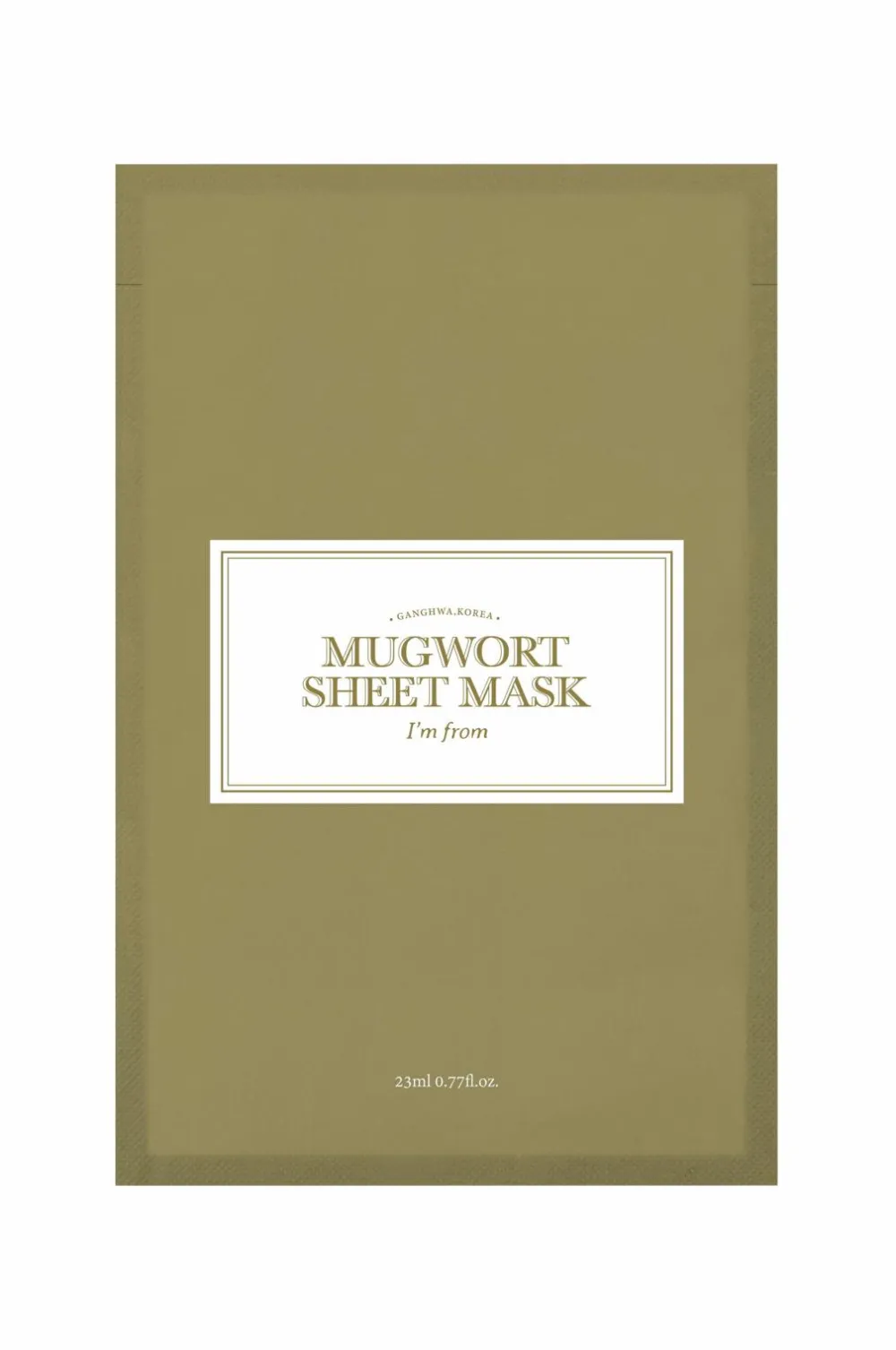 I'm From Mugwort Sheet Mask No Color Best
