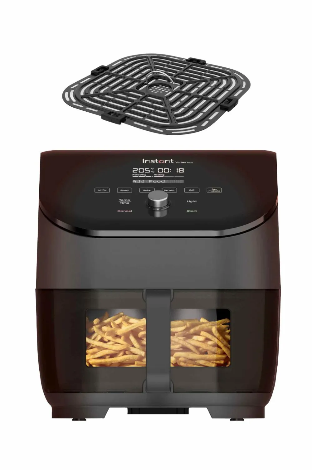 Instant Små Køkkenmaskiner>Smartfryer 5.7 1700W Sølvfarvet