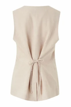 InWear Blazere & Veste>Linnedvest FaridaIW Waistcoat Haze Melange