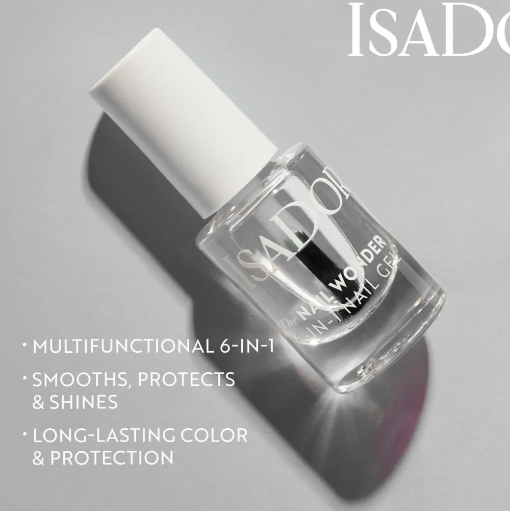 IsaDora The Nail Wonder 6 in 1 Nail Gel 09 Clear 6-i-1 Best