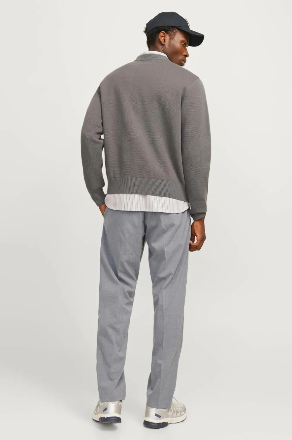 Jack & Jones Bukser>Bukser Jpstkane Edwin Jogger Noos Grey melange