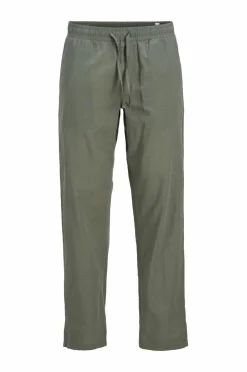 Jack & Jones Bukser jpstKane jjSummer Linen Blend Jogger Agave green Outlet