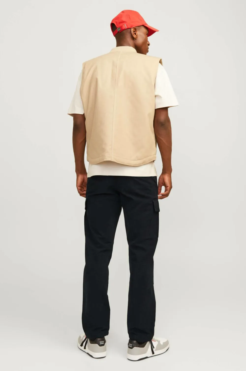 Jack & Jones Bukser>Cargobukser jpstKane jjBarkley Cargo Pant Black