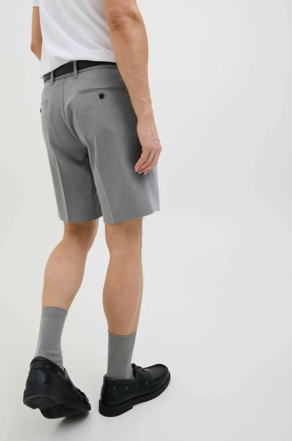 Jack & Jones Shorts>Chinoshorts jpstAce Leo Chino Shorts Srt SN Grey melange