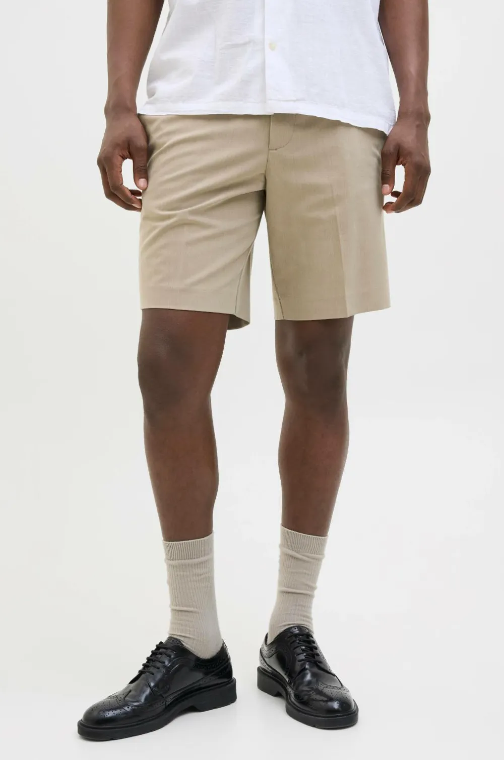Jack & Jones Shorts>Chinoshorts jpstAce Leo Chino Shorts Srt SN Plaza taupe