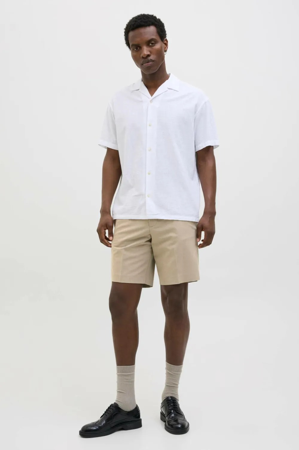 Jack & Jones Shorts>Chinoshorts jpstAce Leo Chino Shorts Srt SN Plaza taupe