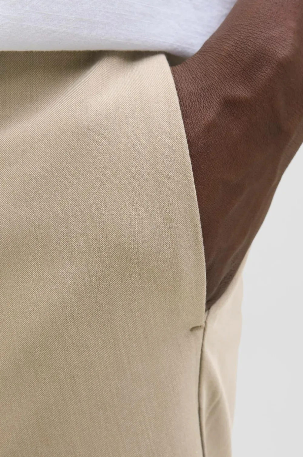 Jack & Jones Shorts>Chinoshorts jpstAce Leo Chino Shorts Srt SN Plaza taupe