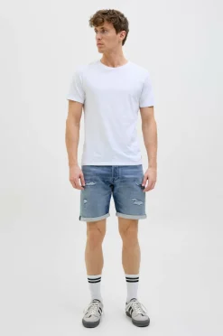 Jack & Jones Denimshorts jjiRick jjIcon I.K. Shorts GE 136 S Blue denim Hot